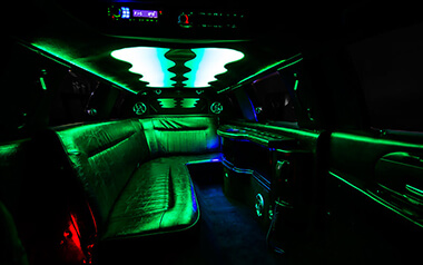 Pittsburgh party bus interior