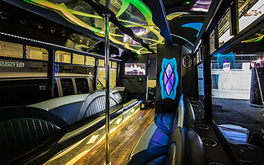 party buses interiors