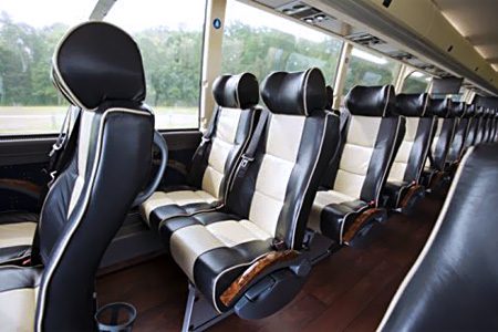 Pittsburgh party bus interior